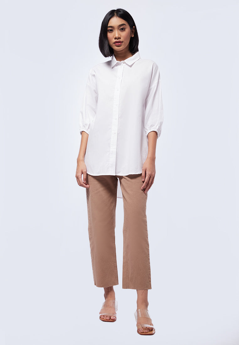 Balloon Sleeve Loose Tunic