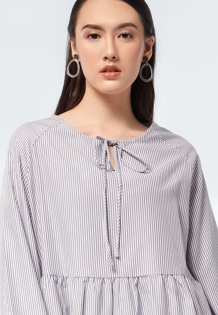 Long Sleeve Striped Tunic