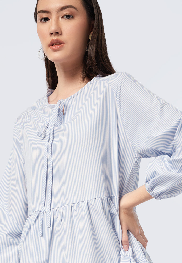 Long Sleeve Striped Tunic