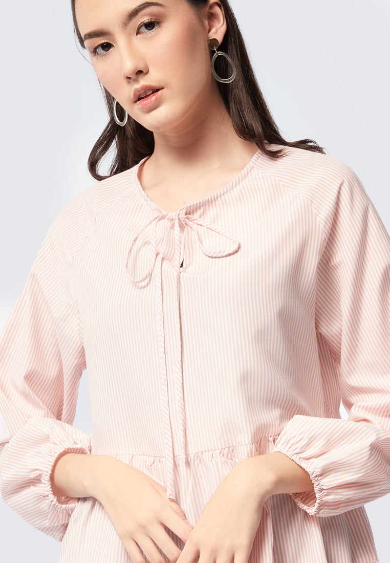 Long Sleeve Striped Tunic