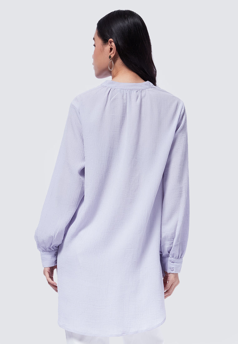 V-Neck Long Sleeve Tunic