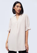 Bell Sleeve V-Neck Tunic