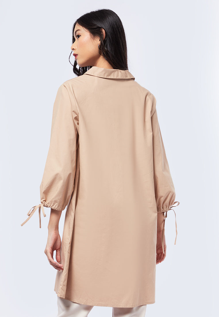 Drawstring Sleeve Tunic