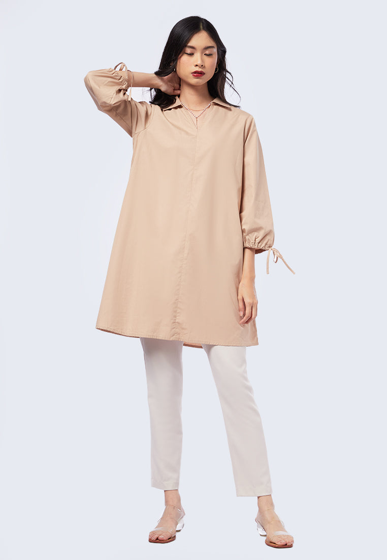 Drawstring Sleeve Tunic