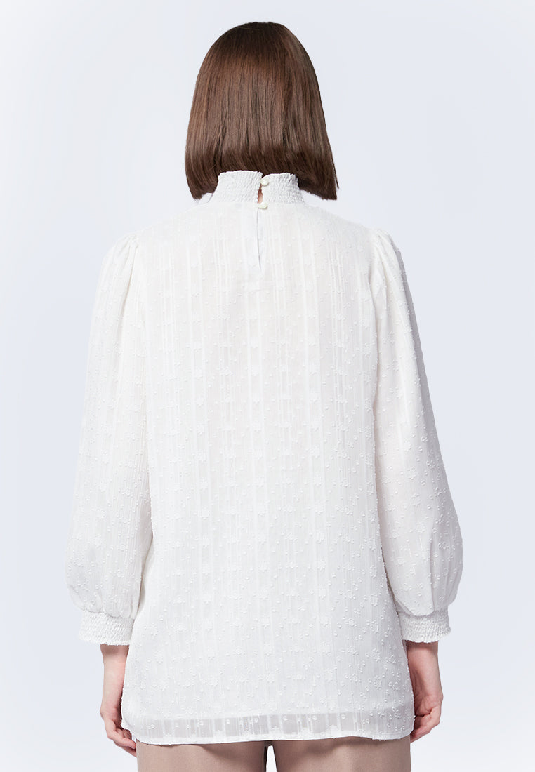 Long Sleeve Smocked Tunic