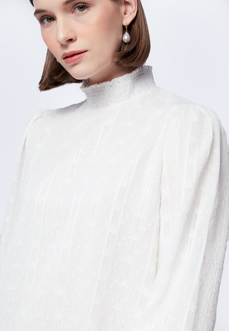 Long Sleeve Smocked Tunic