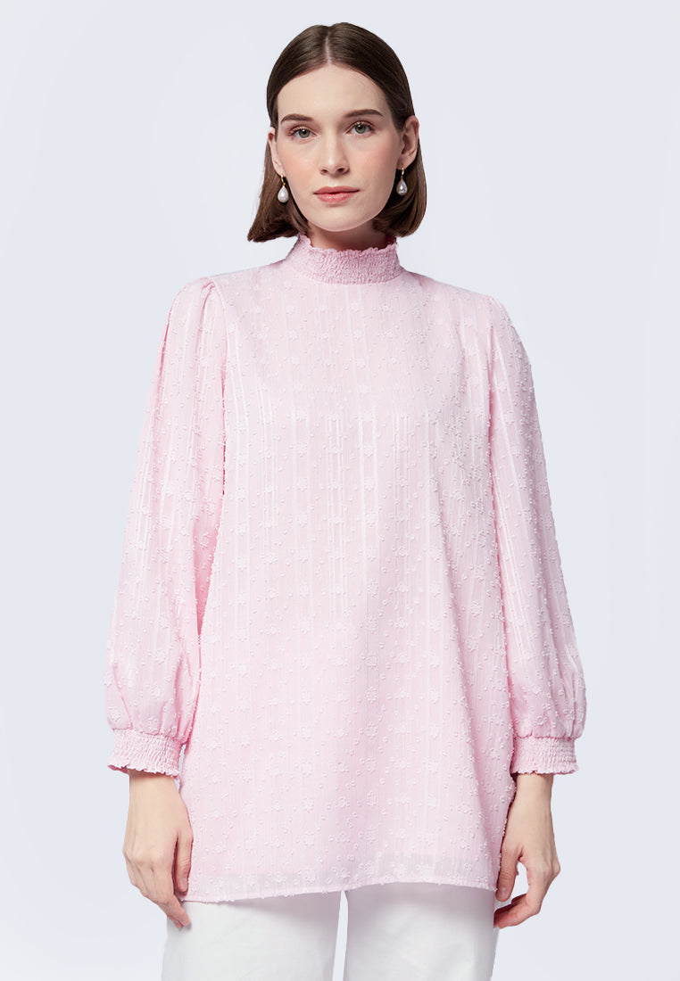 Long Sleeve Smocked Tunic
