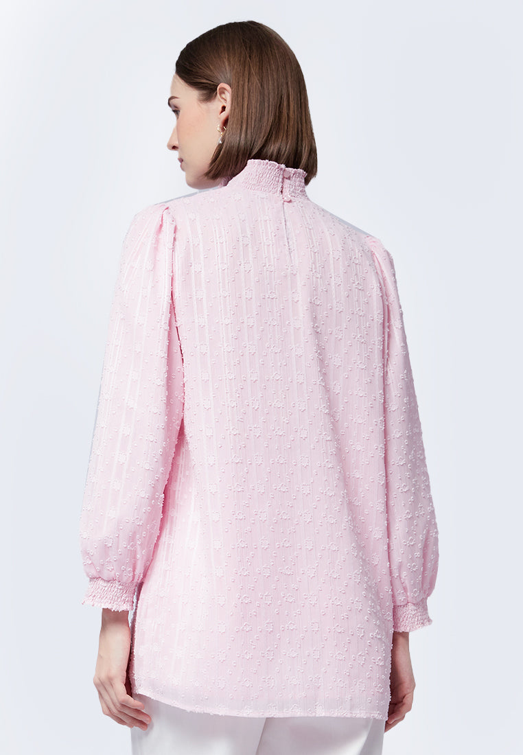 Long Sleeve Smocked Tunic