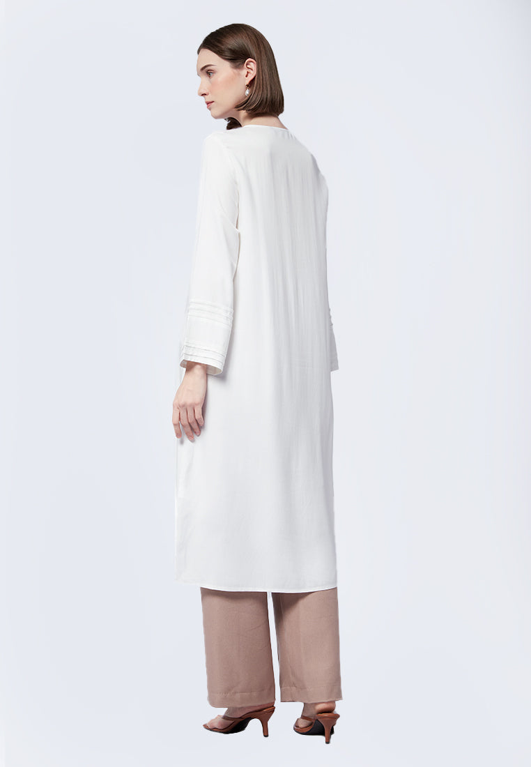 Flowy Button Up Kurta Tunic
