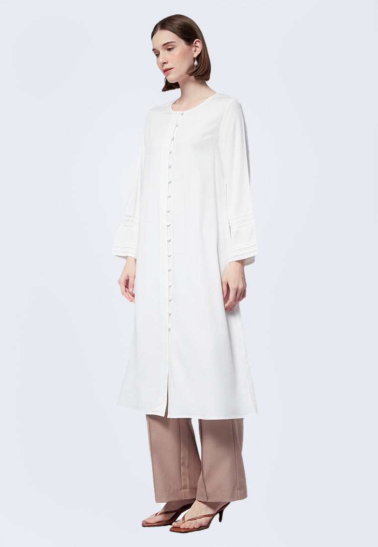 Flowy Button Up Kurta Tunic