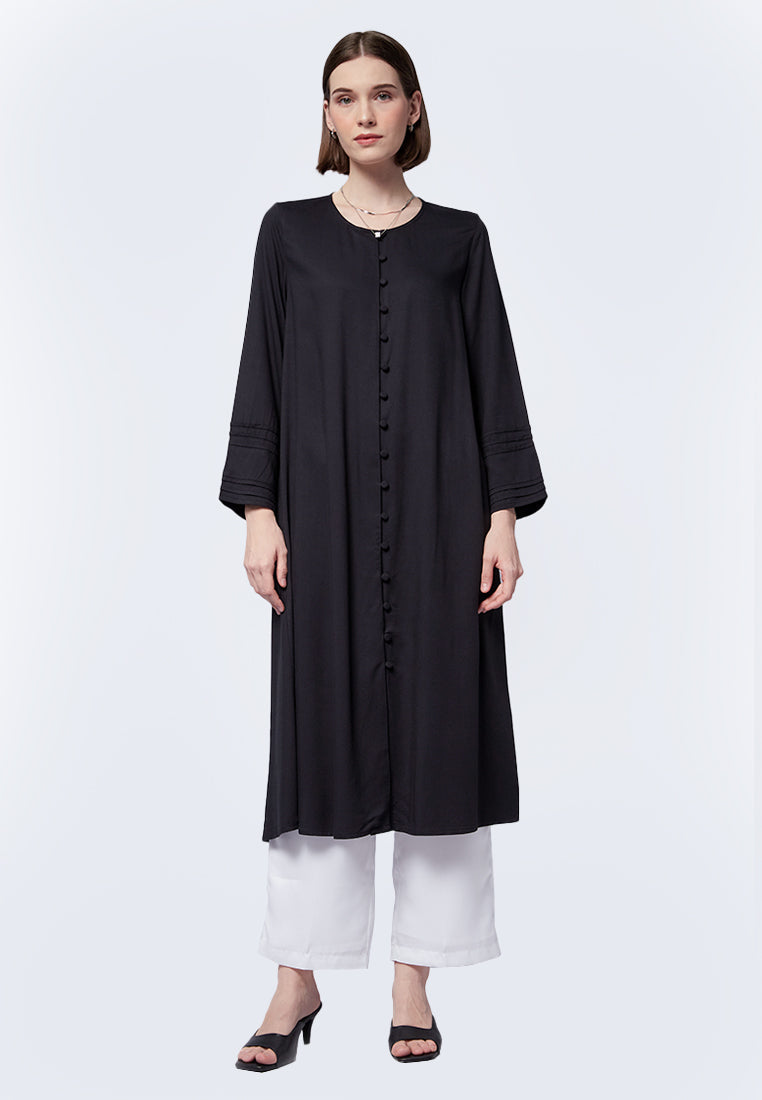 Flowy Button Up Kurta Tunic