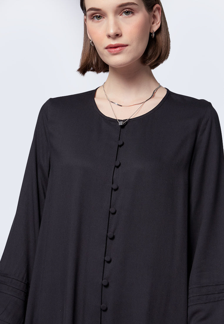 Flowy Button Up Kurta Tunic