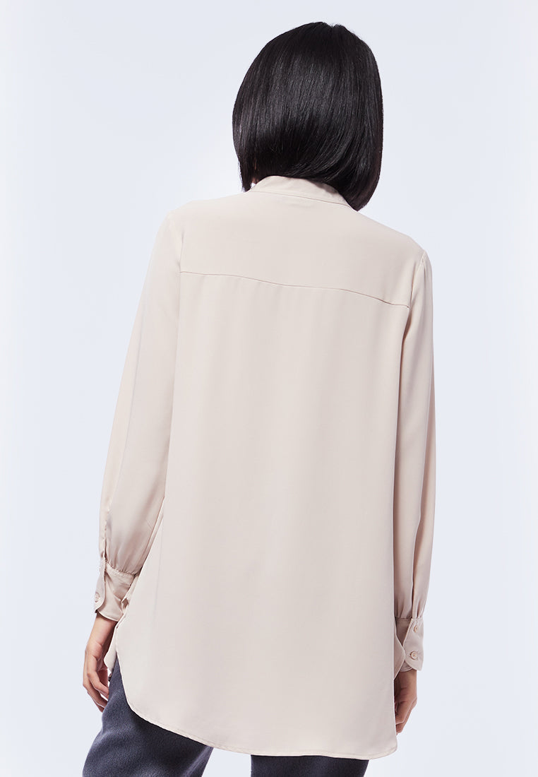 Gathered Long Sleeve Tunic