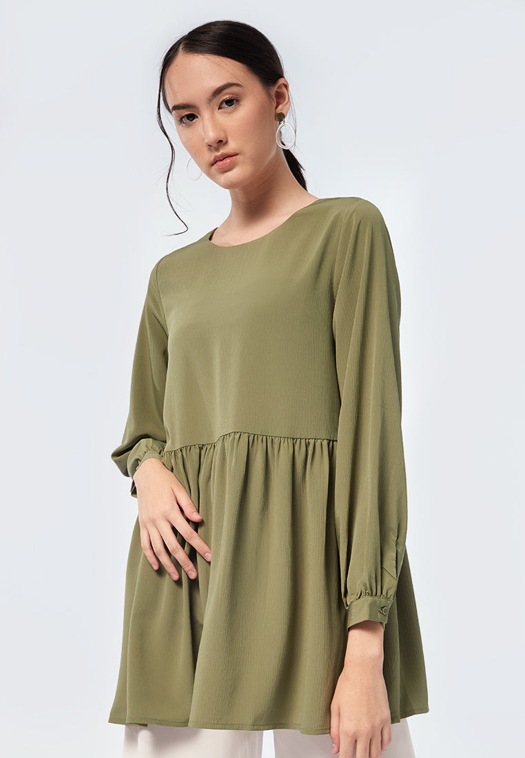 Long Sleeve Baby Doll Tunic