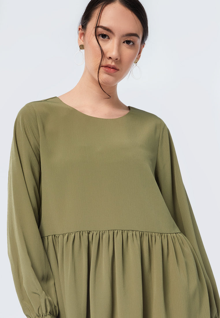 Long Sleeve Baby Doll Tunic