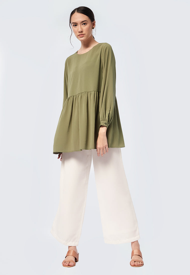 Long Sleeve Baby Doll Tunic