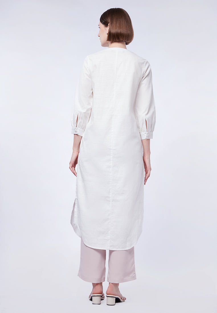 V-Neck Long Sleeve Tunic