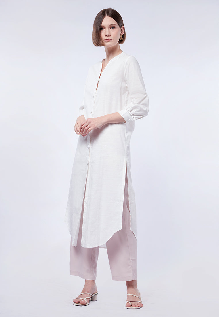 V-Neck Long Sleeve Tunic