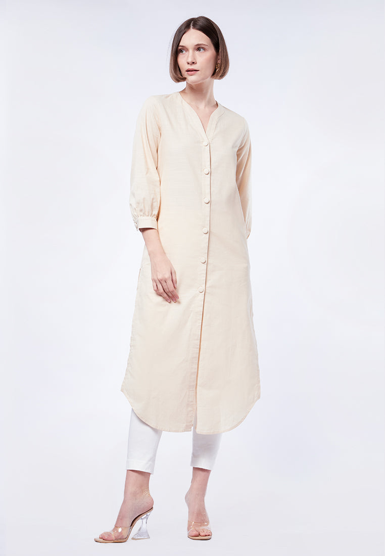 V-Neck Long Sleeve Tunic