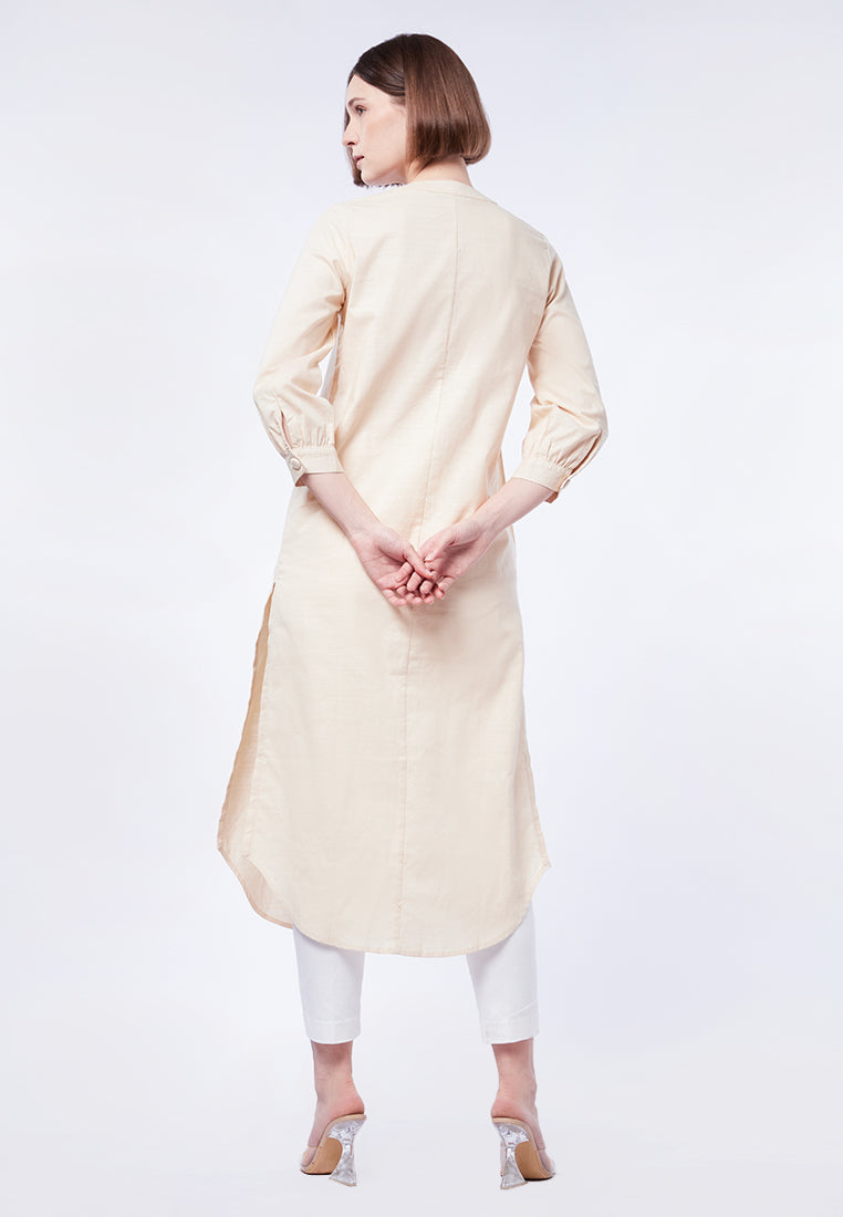 V-Neck Long Sleeve Tunic