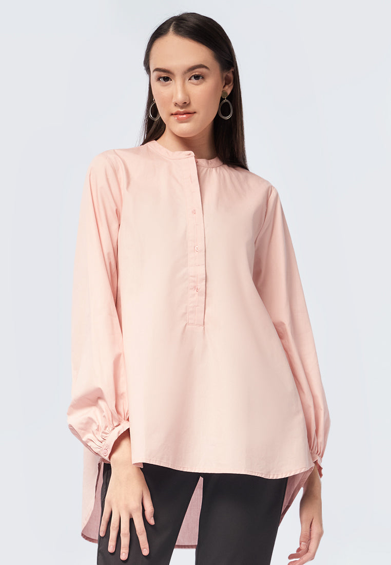 Basic Balloon Sleeve Tunic