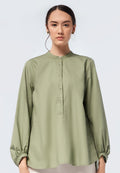 Basic Balloon Sleeve Tunic