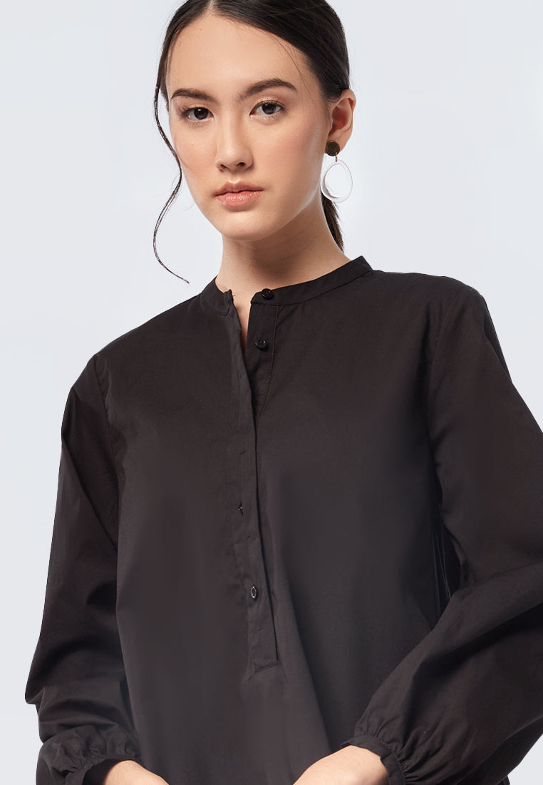 Basic Balloon Sleeve Tunic