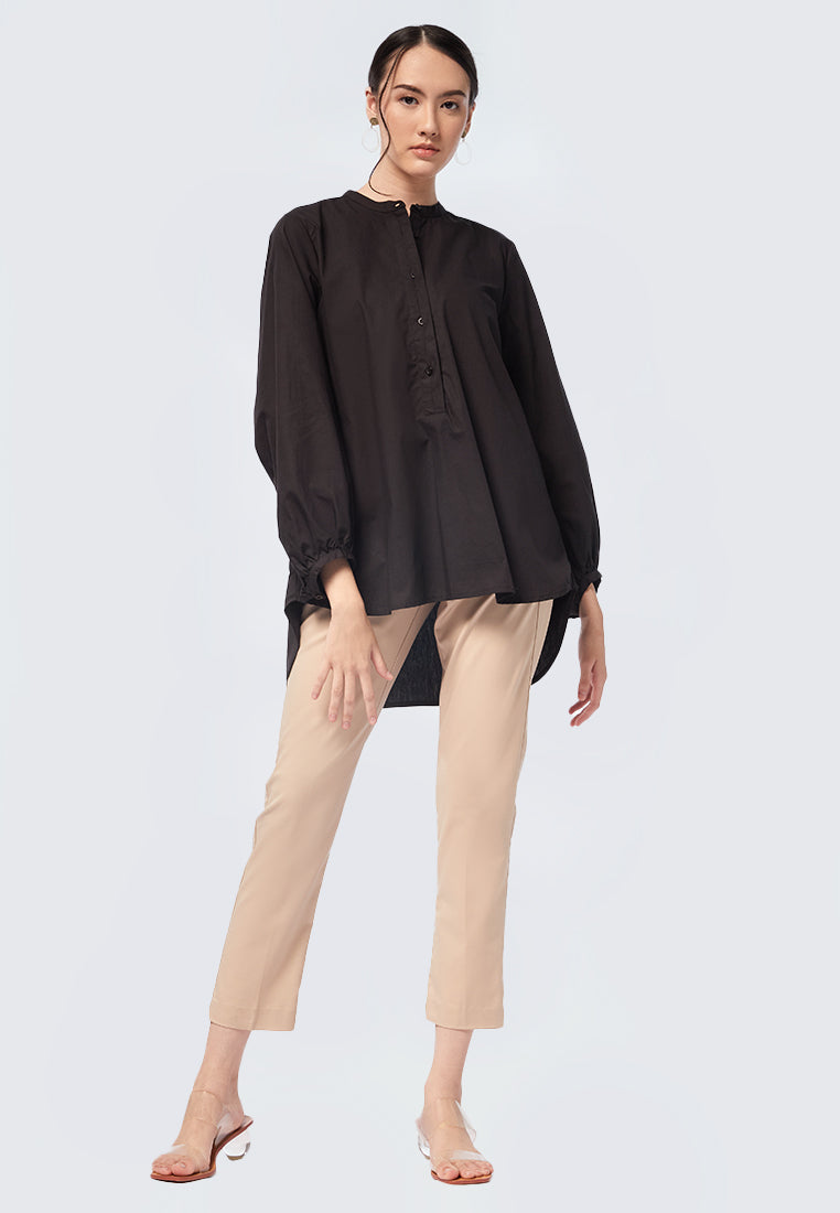 Basic Balloon Sleeve Tunic