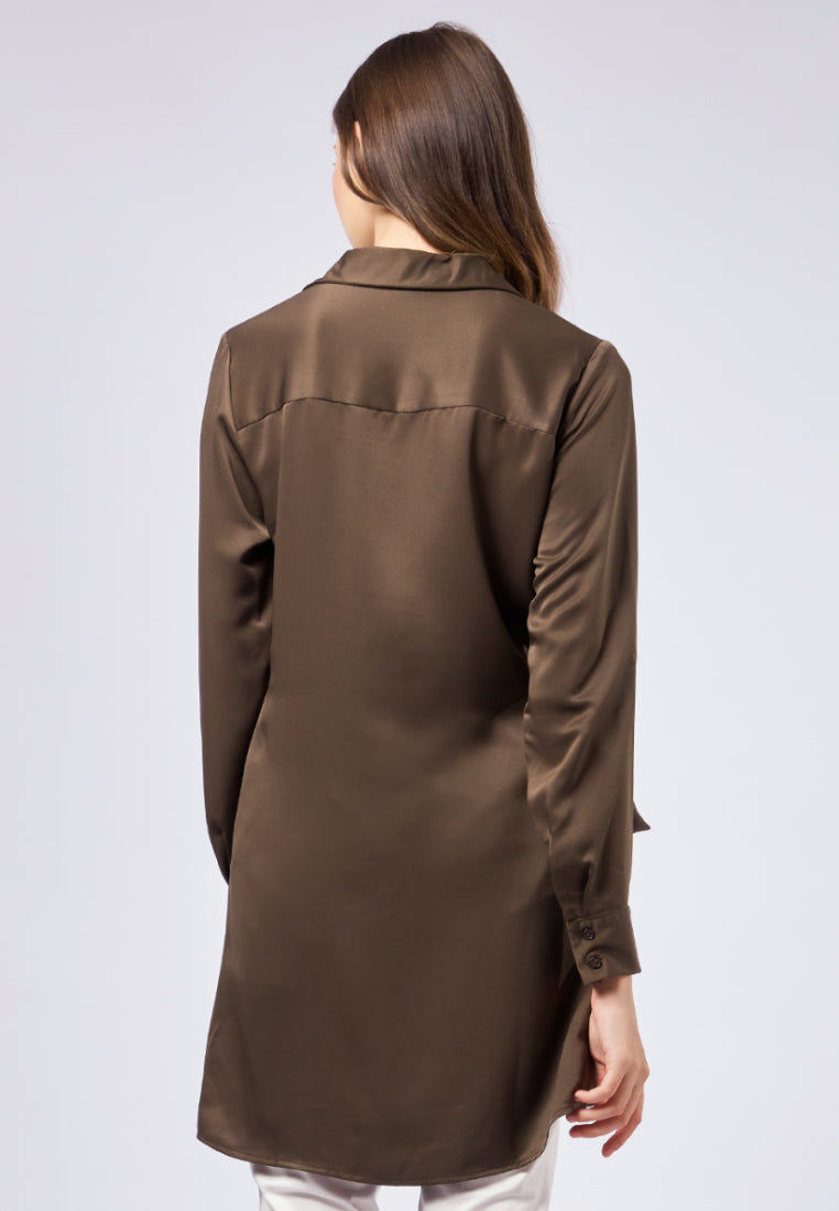 Long Sleeve Wrap Tunic