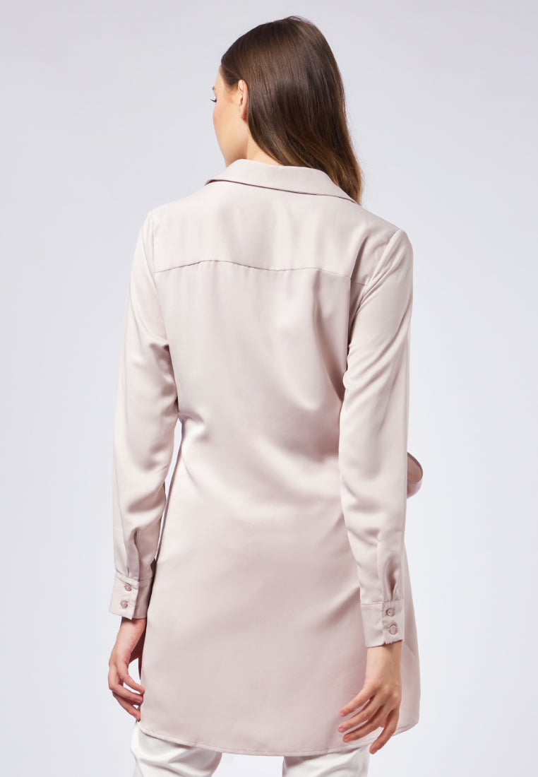 Long Sleeve Wrap Tunic