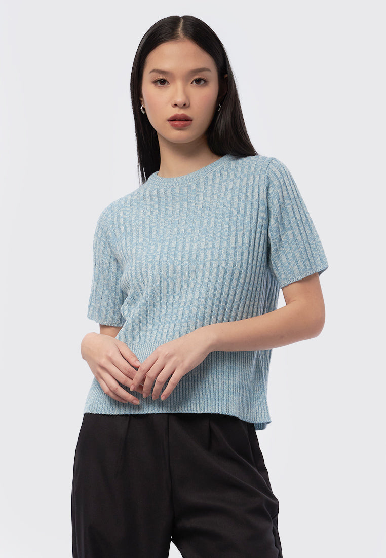 Short Sleeve Knit Top