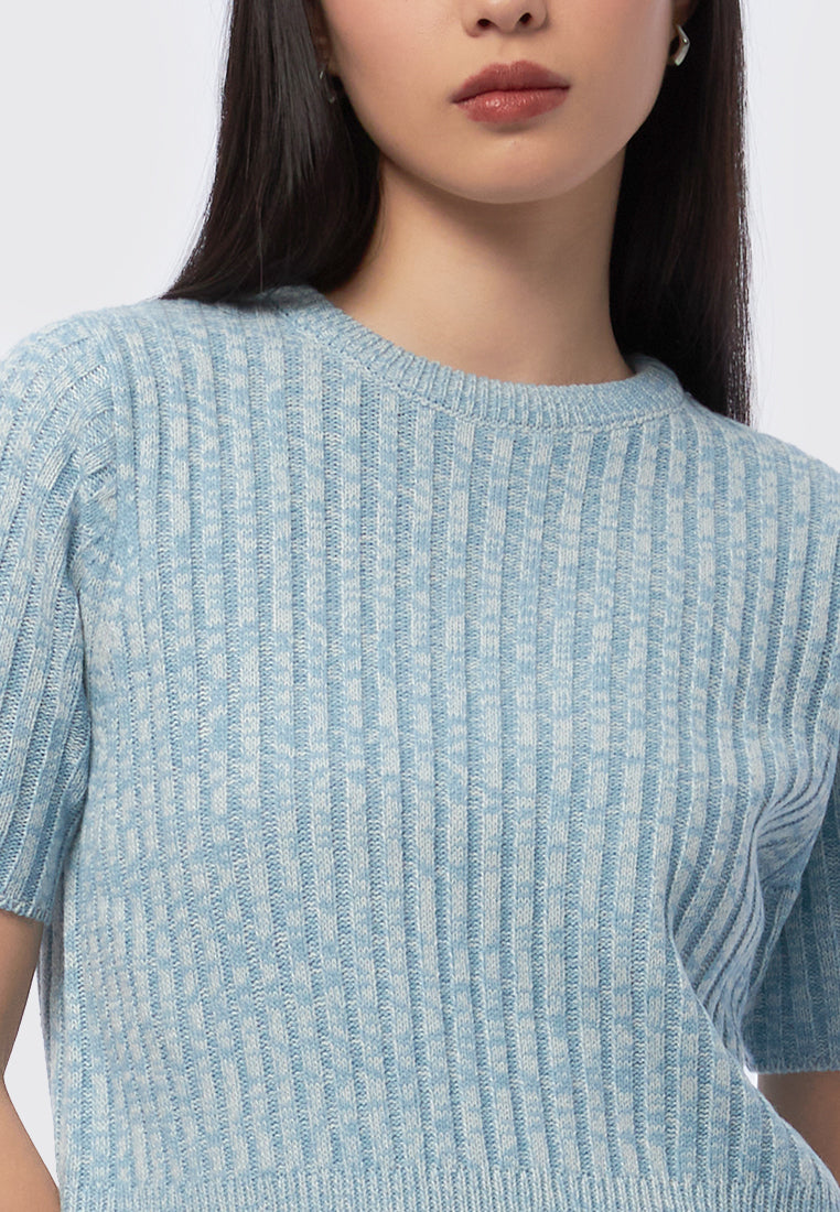 Short Sleeve Knit Top