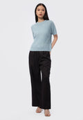 Short Sleeve Knit Top