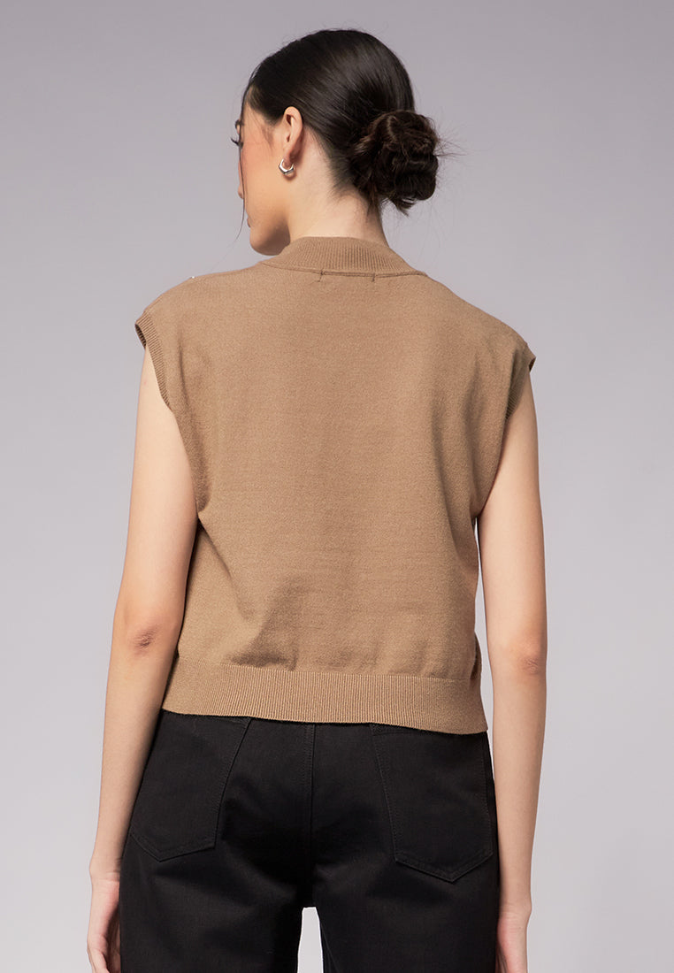 Knit Top with Button Details