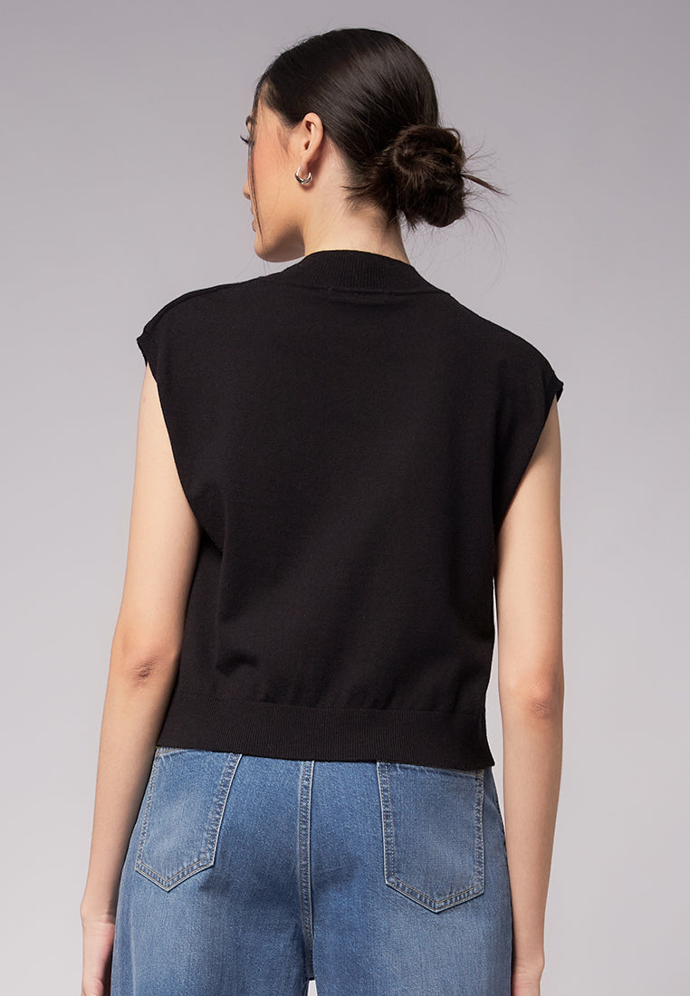 Knit Top with Button Details
