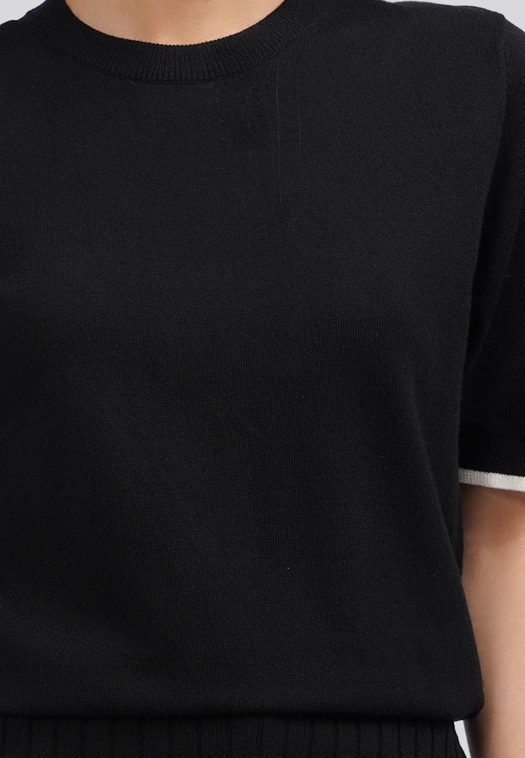 Short Sleeve Knit Top