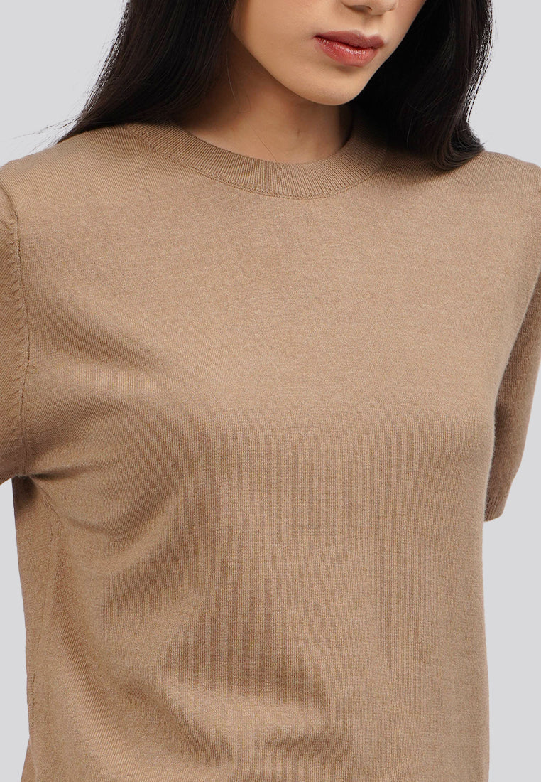 Short Sleeve Knit Top