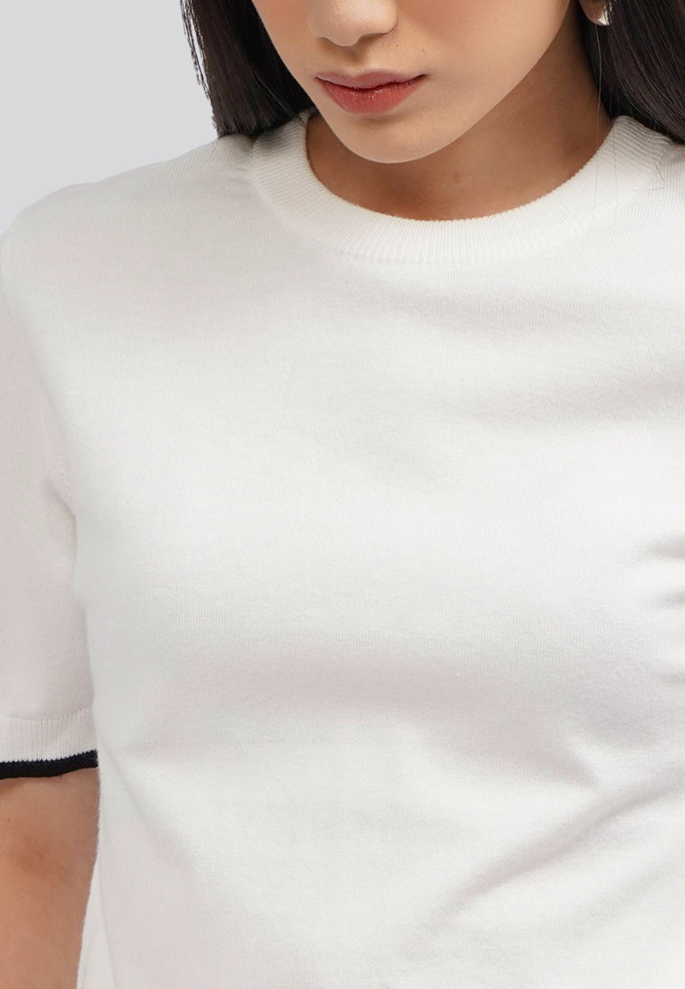 Short Sleeve Knit Top