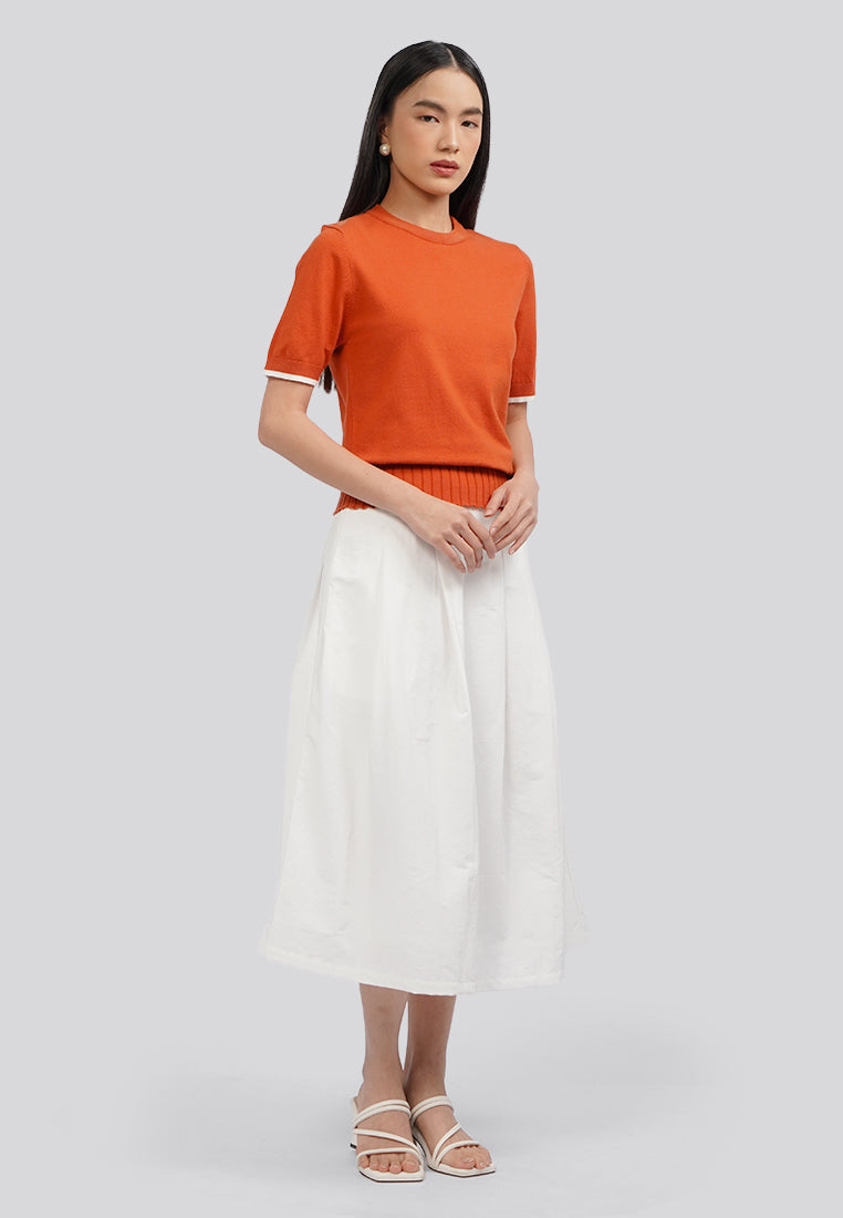 Short Sleeve Knit Top