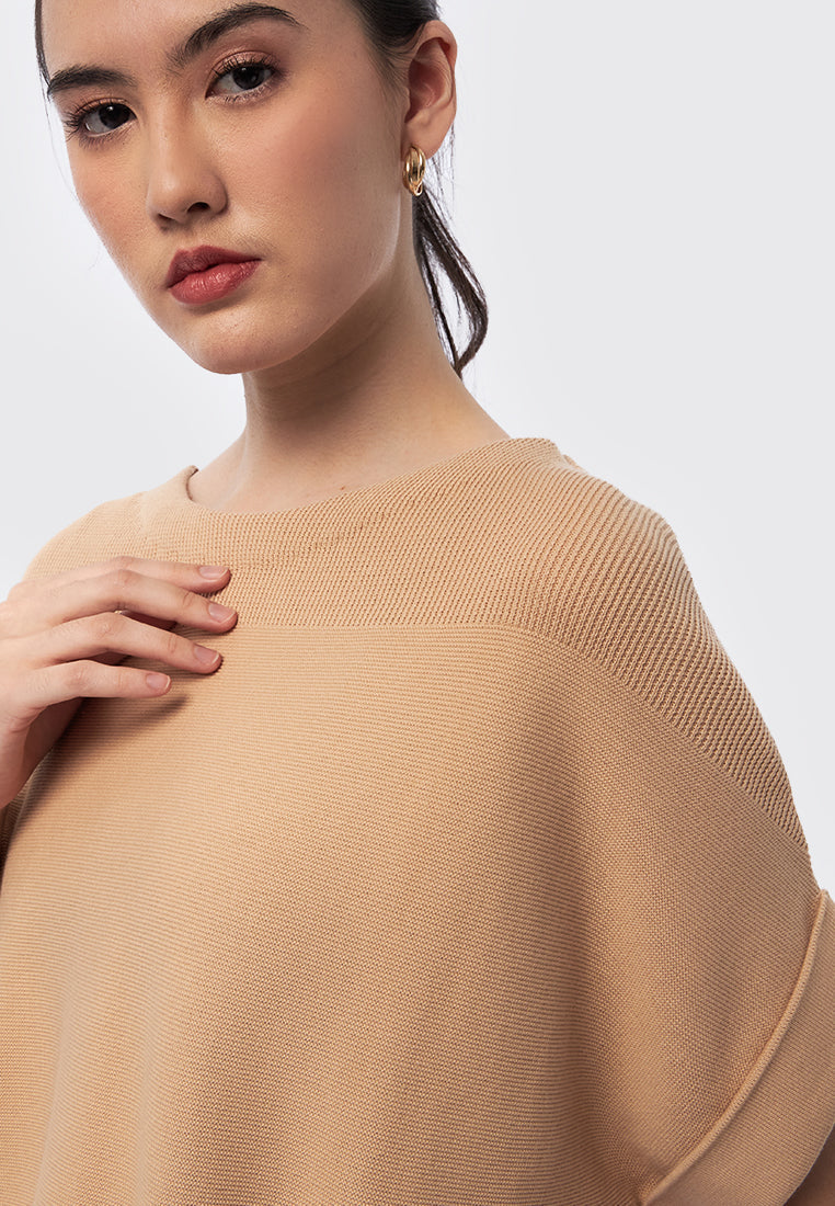 Short Sleeve Knit Top