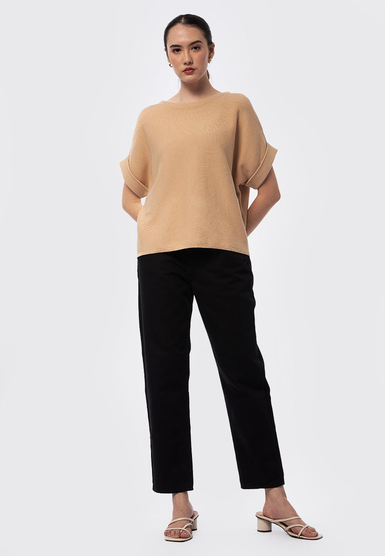 Short Sleeve Knit Top