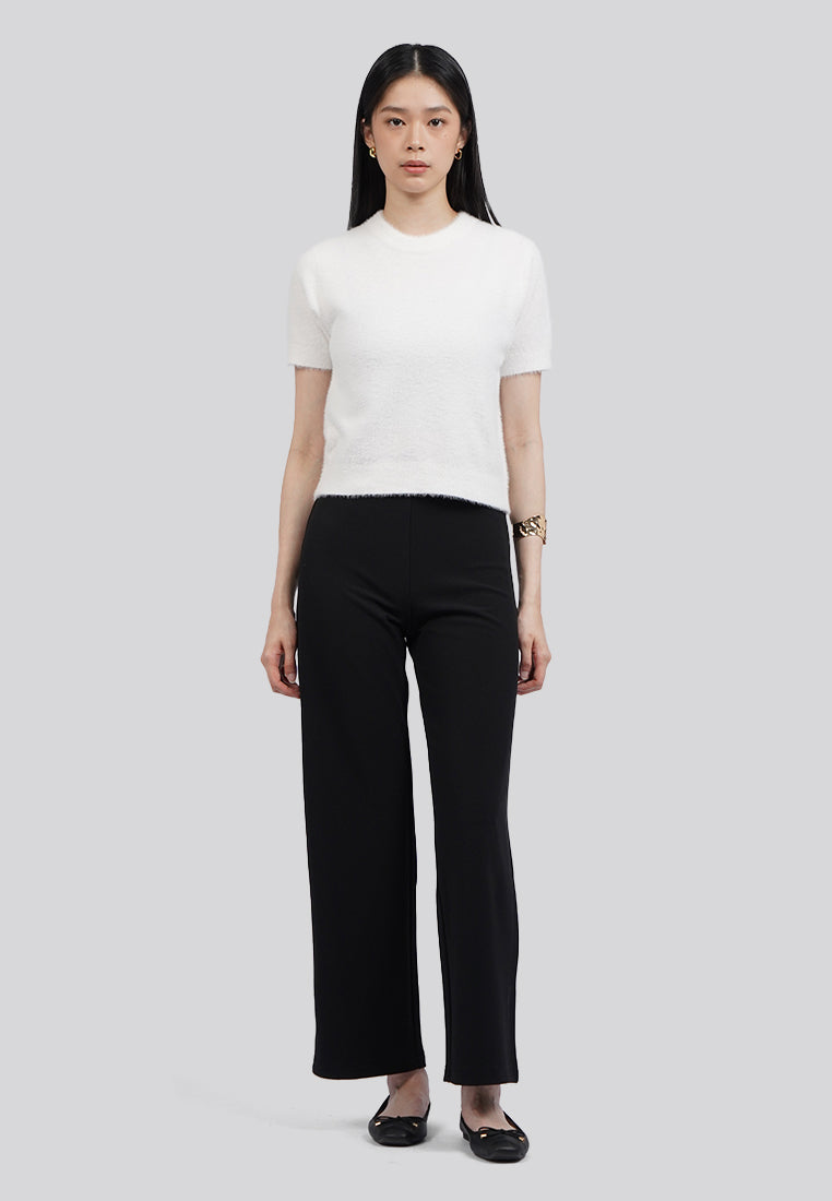 Moo Hair Short Sleeve Top