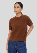 Moo-Hair Short Sleeve Top