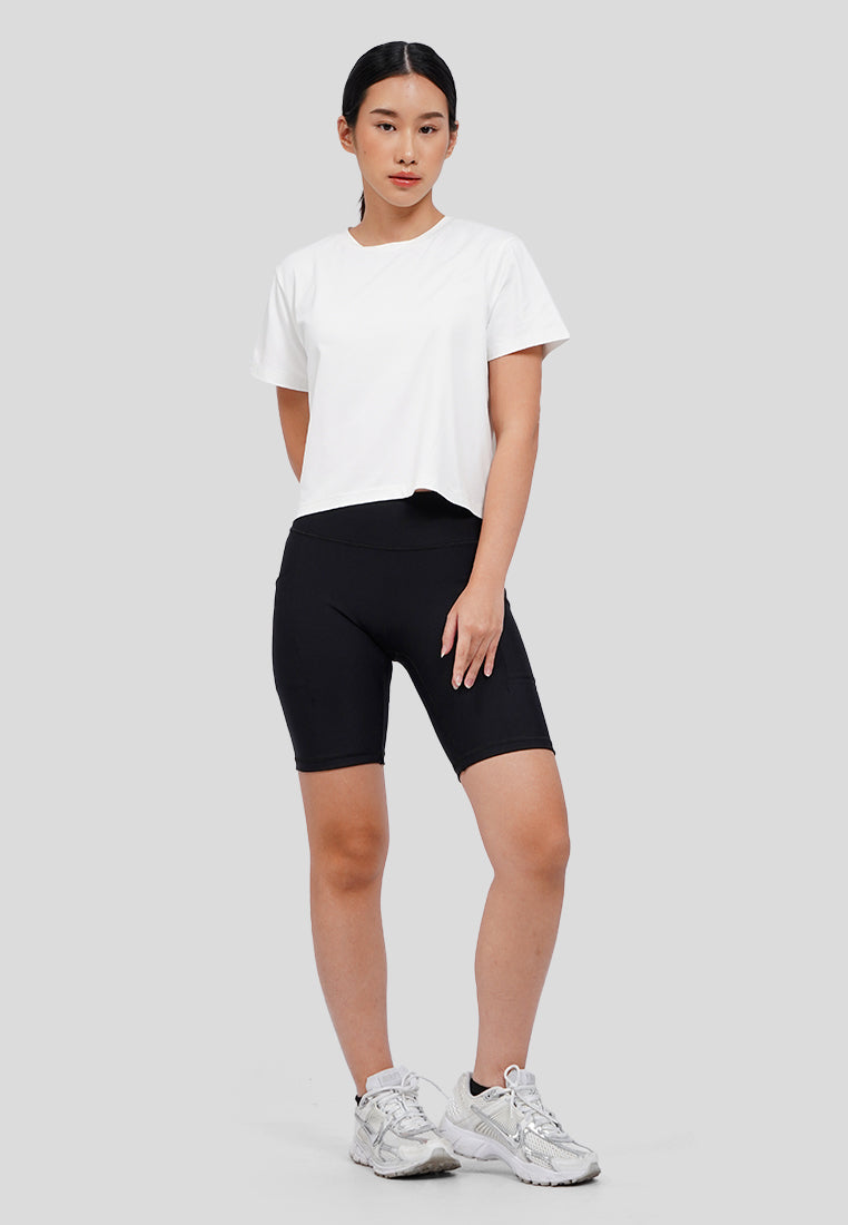 Short Sleeve Active Cropped T-Shirt