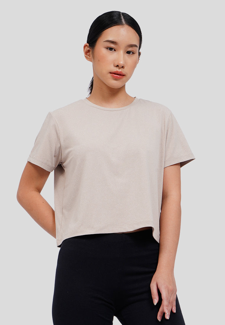 Short Sleeve Active Cropped T-Shirt