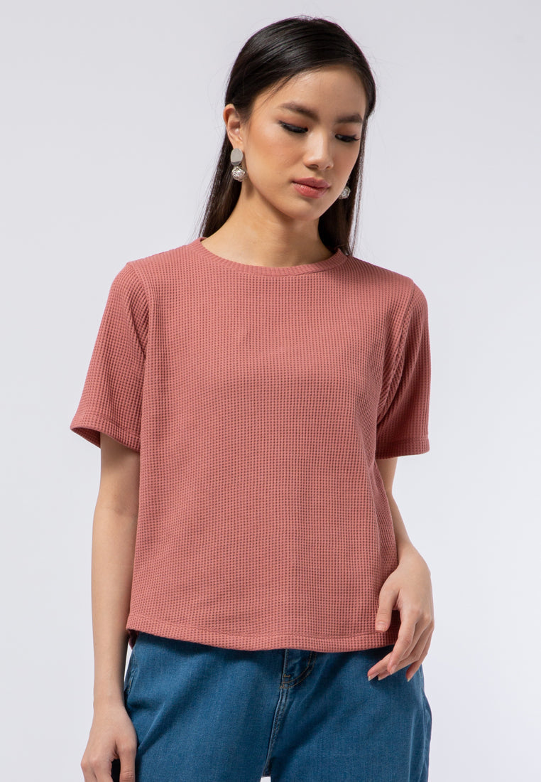 Short Sleeve Waffle T-shirt