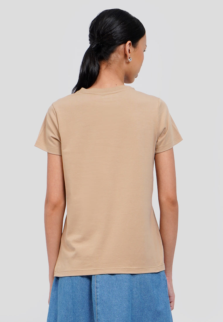 Basic V-Neck Cotton T-Shirt