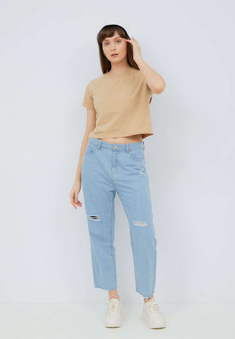 Short Sleeve Cropped T-shirt
