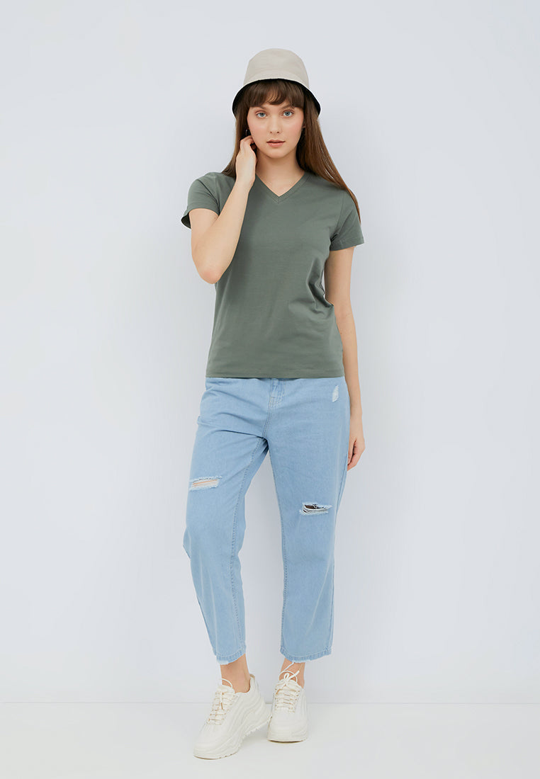 Basic V-neck T-shirt