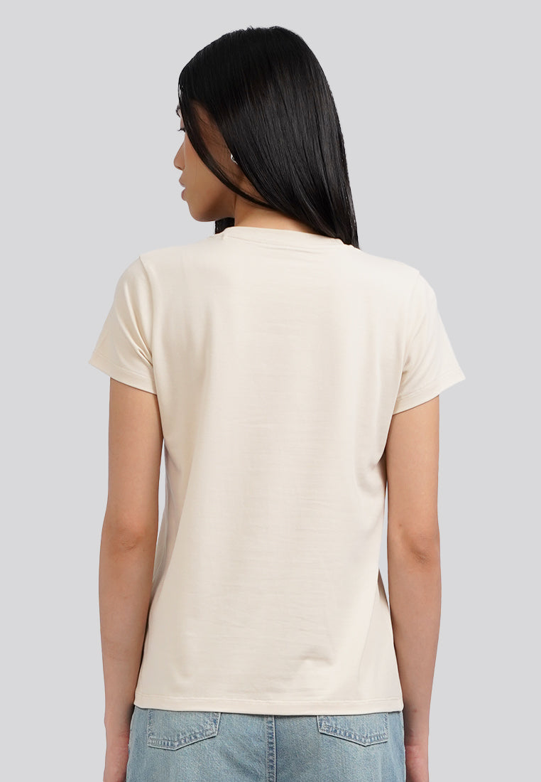 Basic Round Neck Cotton T-Shirt Grey